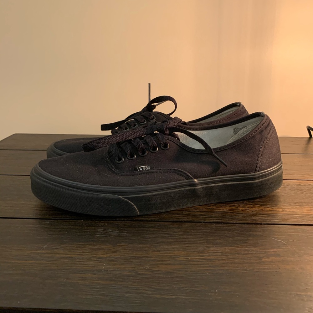 Black Low Top Vans